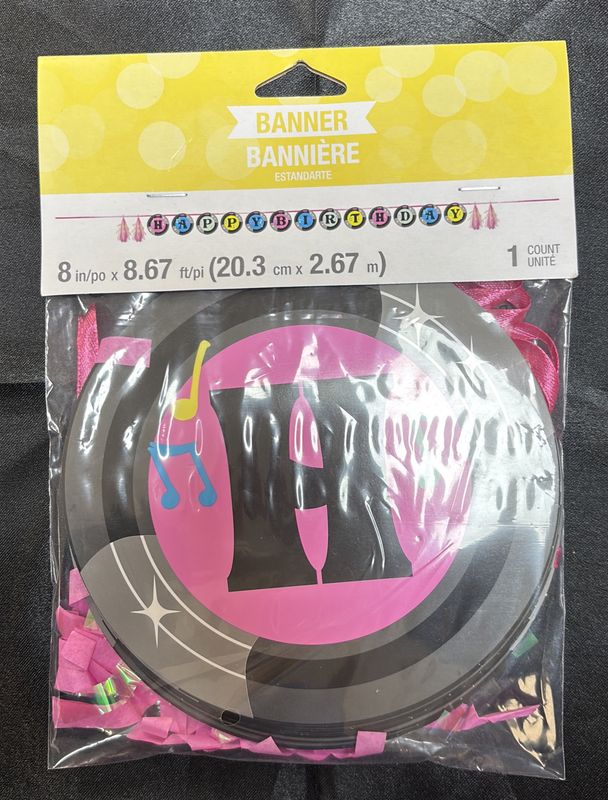 BIRTHDAY BEATS BANNER