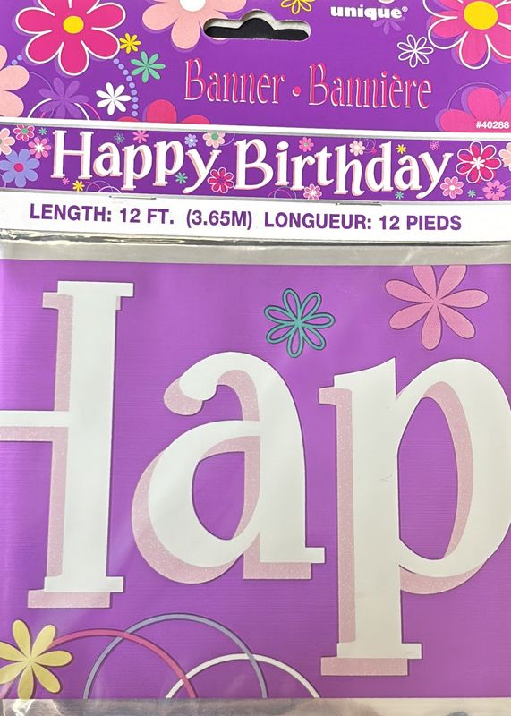 BANNER BIRTHDAY BLOSSOM