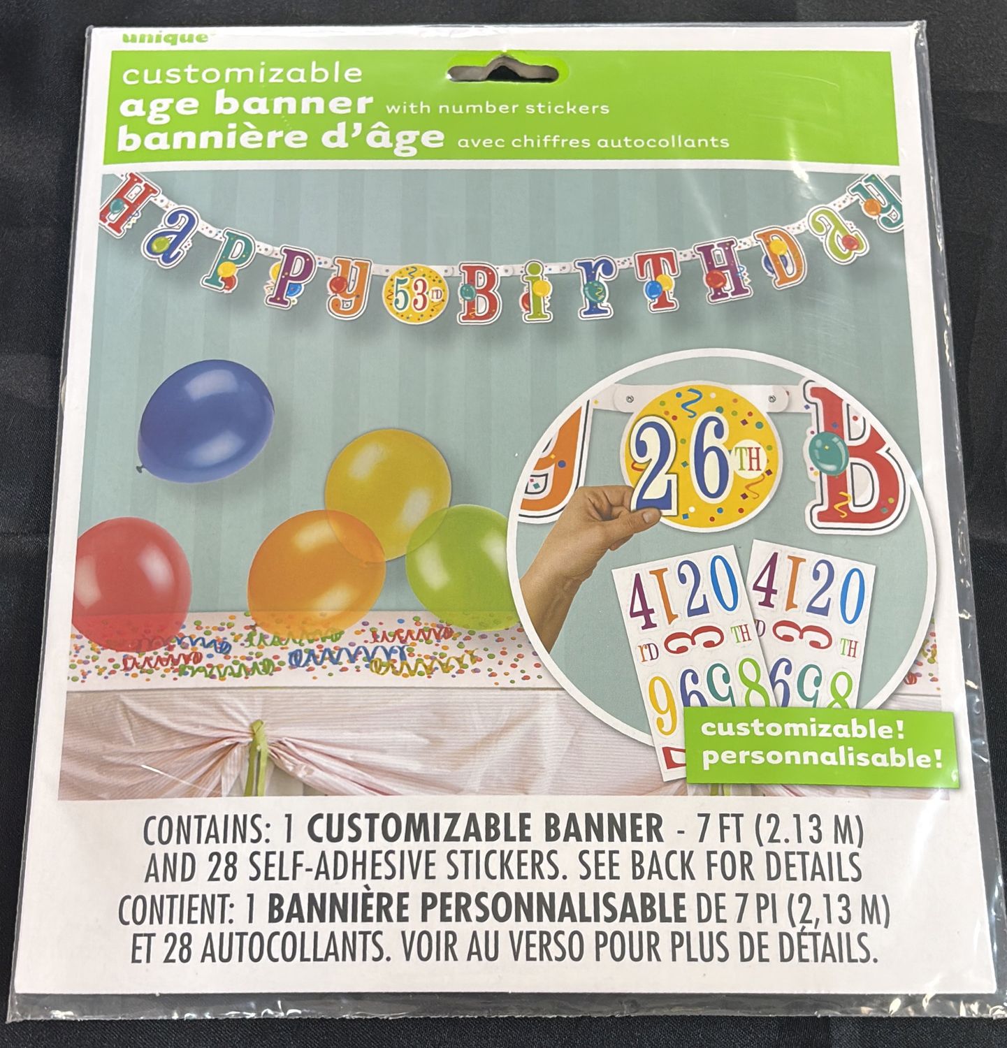 BANNER HAPPY BIRTHDAY JUMBO
