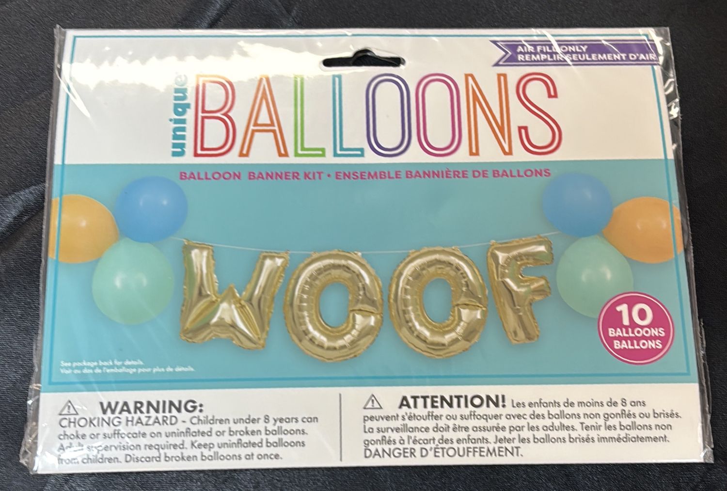 BANNER PAWTY ANIMALS "MEOW" BALLOON KIT