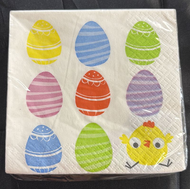 BEVERAGE NAPKIN EASTER