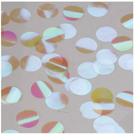 CONFETTI ROUNDS IRIDESCENT