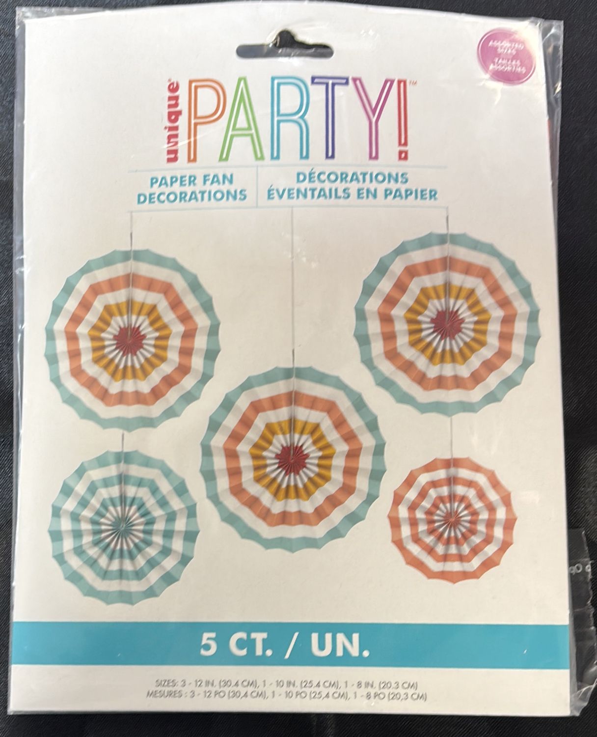 DECORATION PAPER FAN POOLSIDE