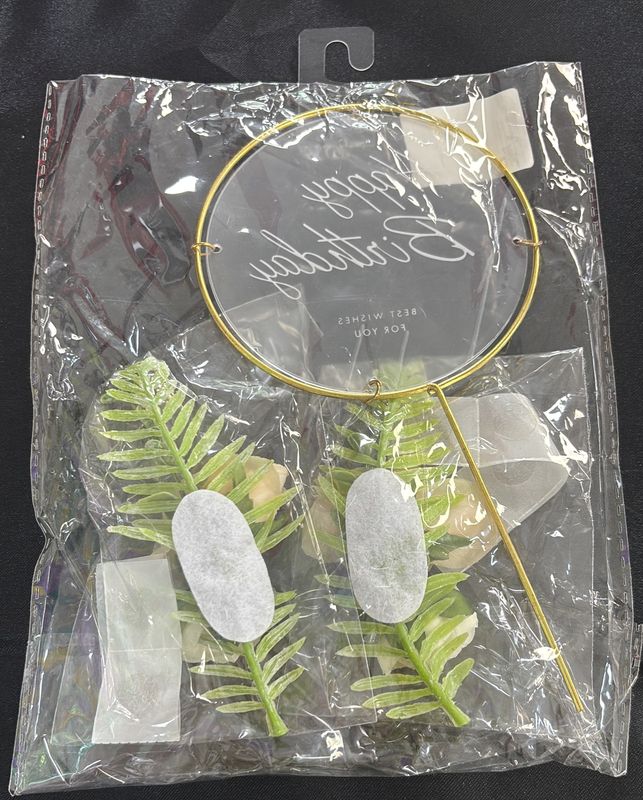 Hbd 3Pc Set Cake Topper
