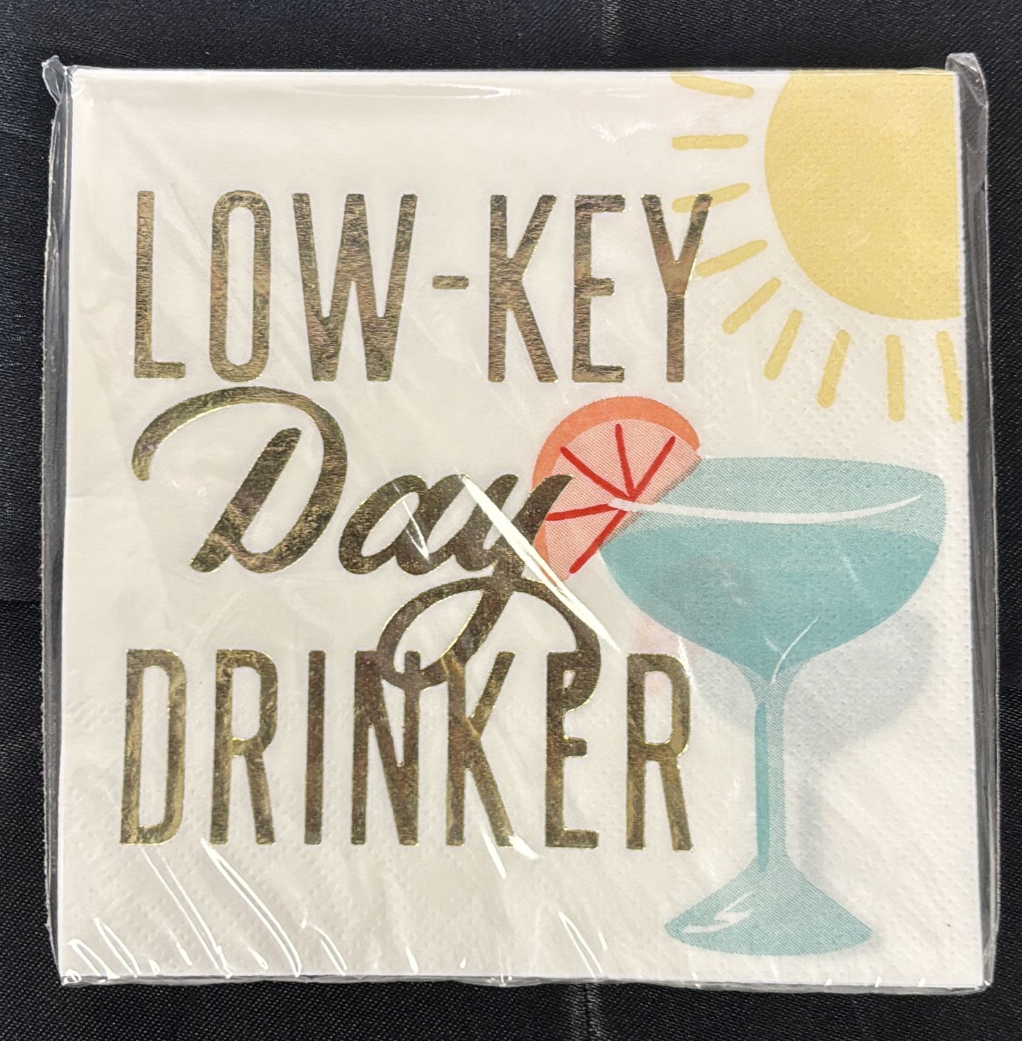 BEVERAGE NAPKIN POOLSIDE SUMMER DAY DRINKER