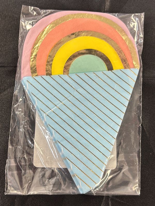 BEVERAGE NAPKIN PASTEL ICE CREAM