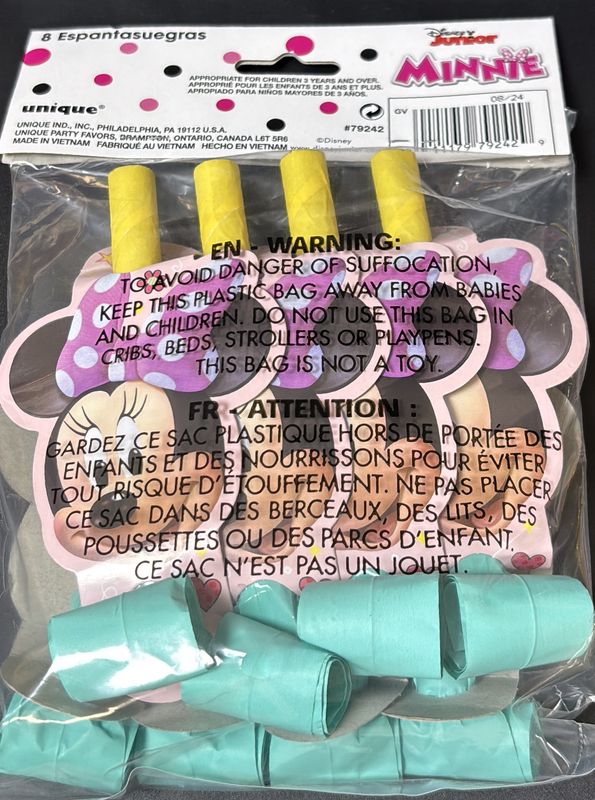 Minnie Mouse Blowouts