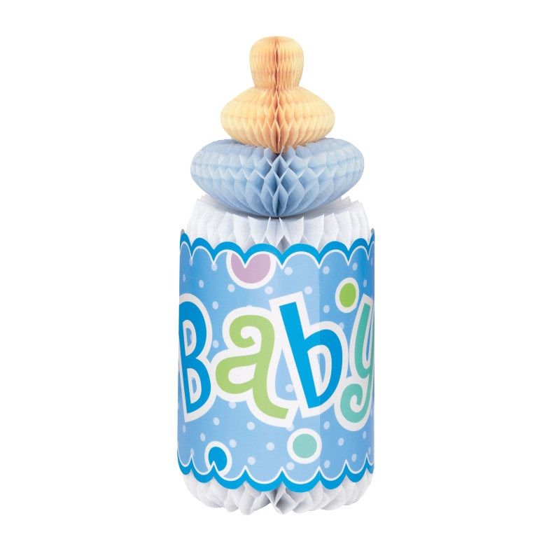 Blue Baby Shower Honeycomb Decoration