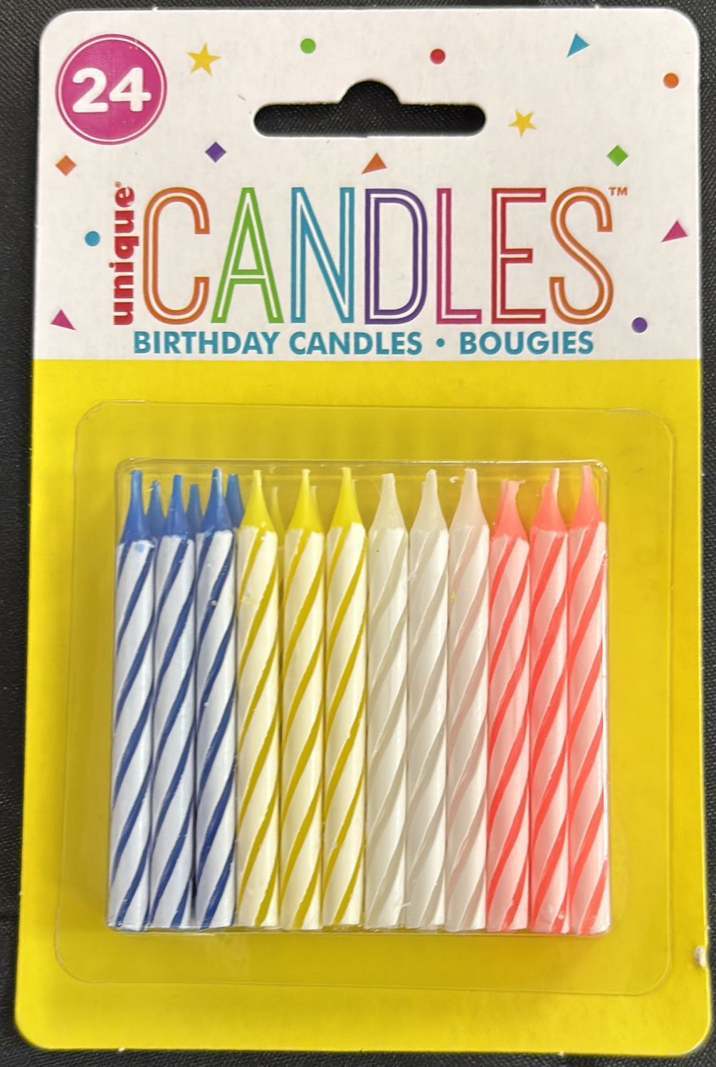 CANDLE SPIRAL BDAY MULTI