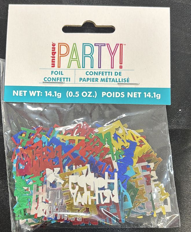 CONFETTI HAPPY BRTHDAY