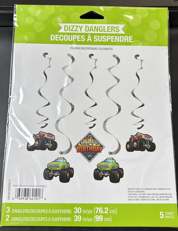 MONSTER TRUCK DIZZY DANGLERS