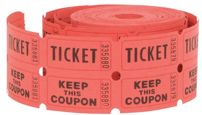 DOUBLE TICKET ROLL 500CT