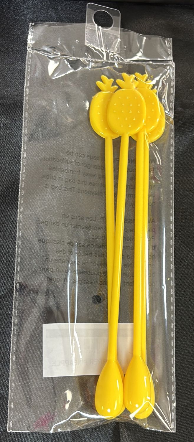 DRINK STIRRER PINEAPPLE