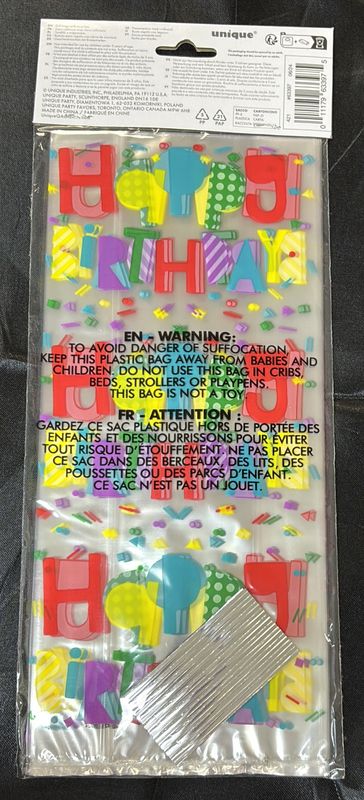 Cello Bags Colorful Happy Birthday