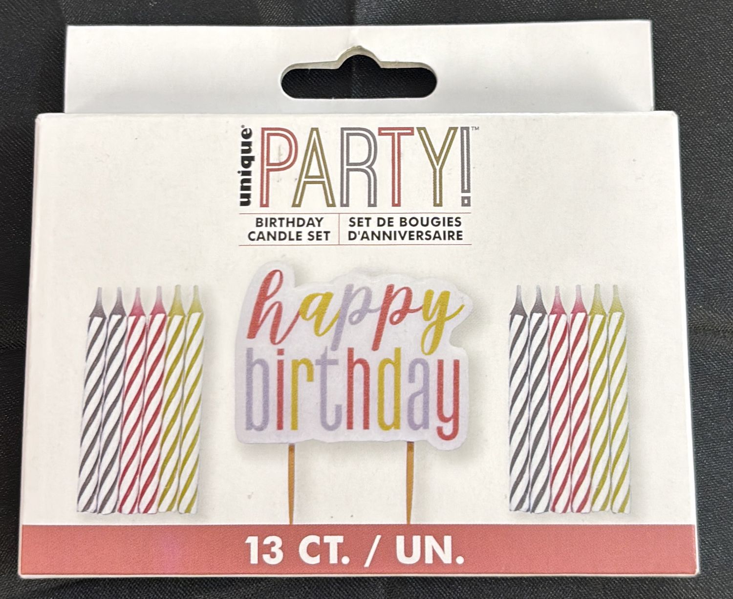 CANDLES GLITZ ROSE GOLD