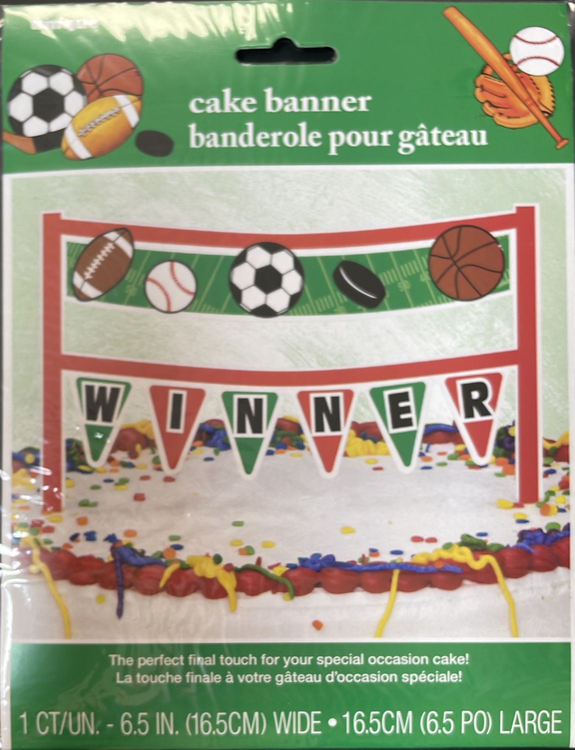 CLASSIC SPORT CAKE BANNER