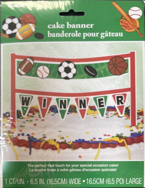 CLASSIC SPORT CAKE BANNER