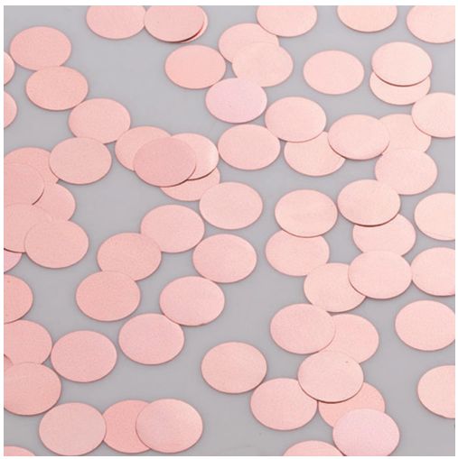 CONFETTI ROUNDS ROSE GOLD