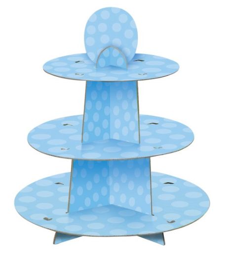 CUPCAKE STAND BLUE