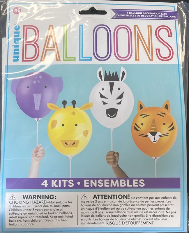 ANIMAL SAFARI DECORATION KIT