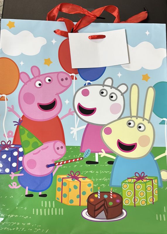 GIFT BAG LARGE PEPPA PIG