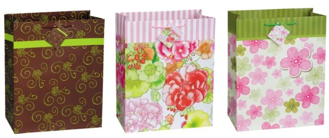 GIFT BAG FLORAL CHIC LARGE