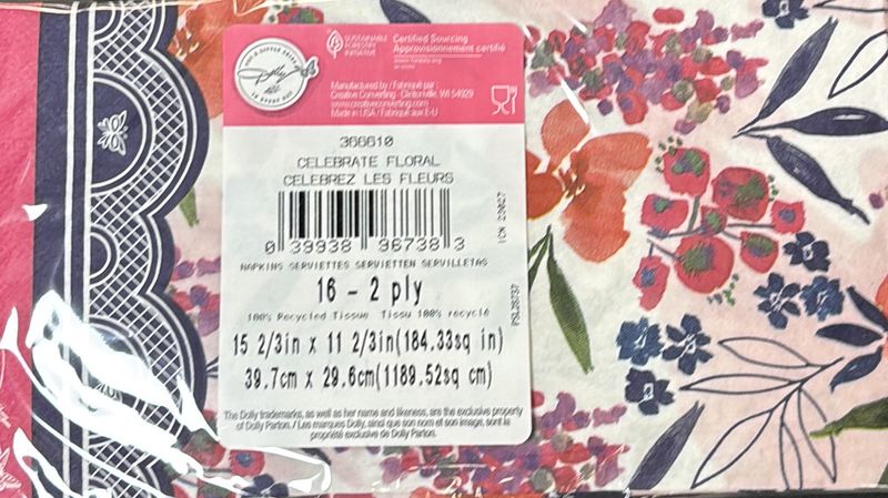 Celebrate Floral Guest Towel