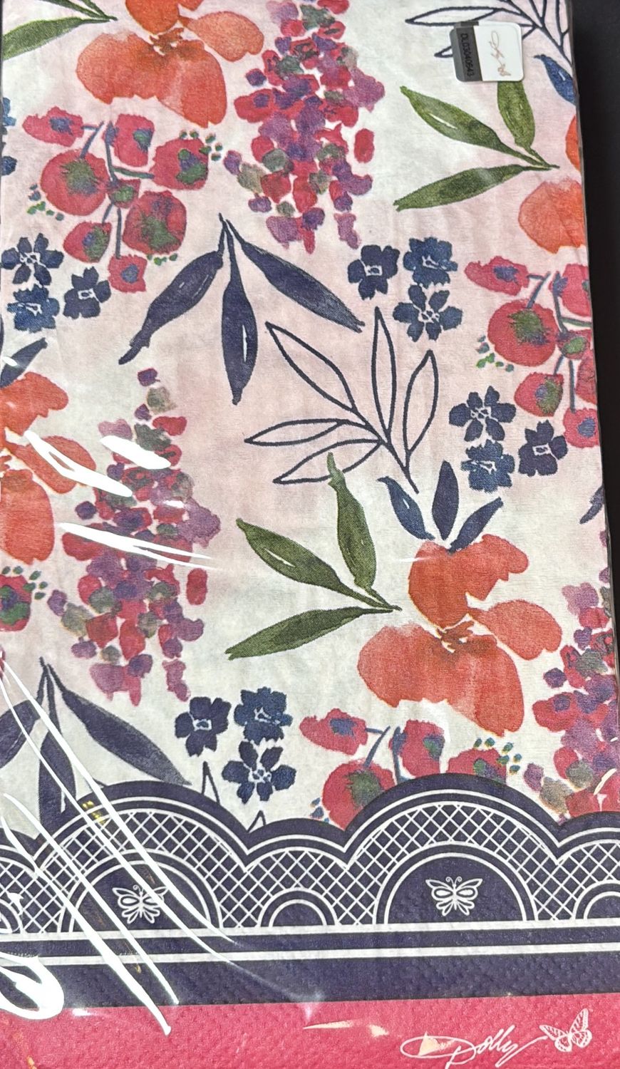 CELEBRATE FLORAL GUEST TOWEL