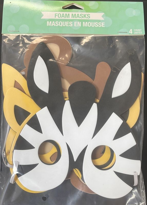 FOAM MASKS PARTY ANIMALS