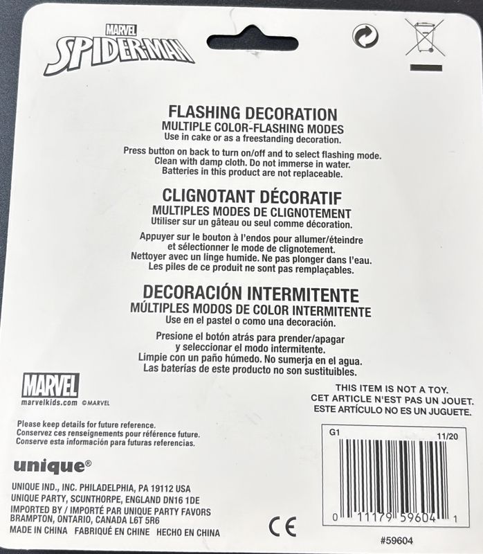 Spiderman Led Light Up Decor