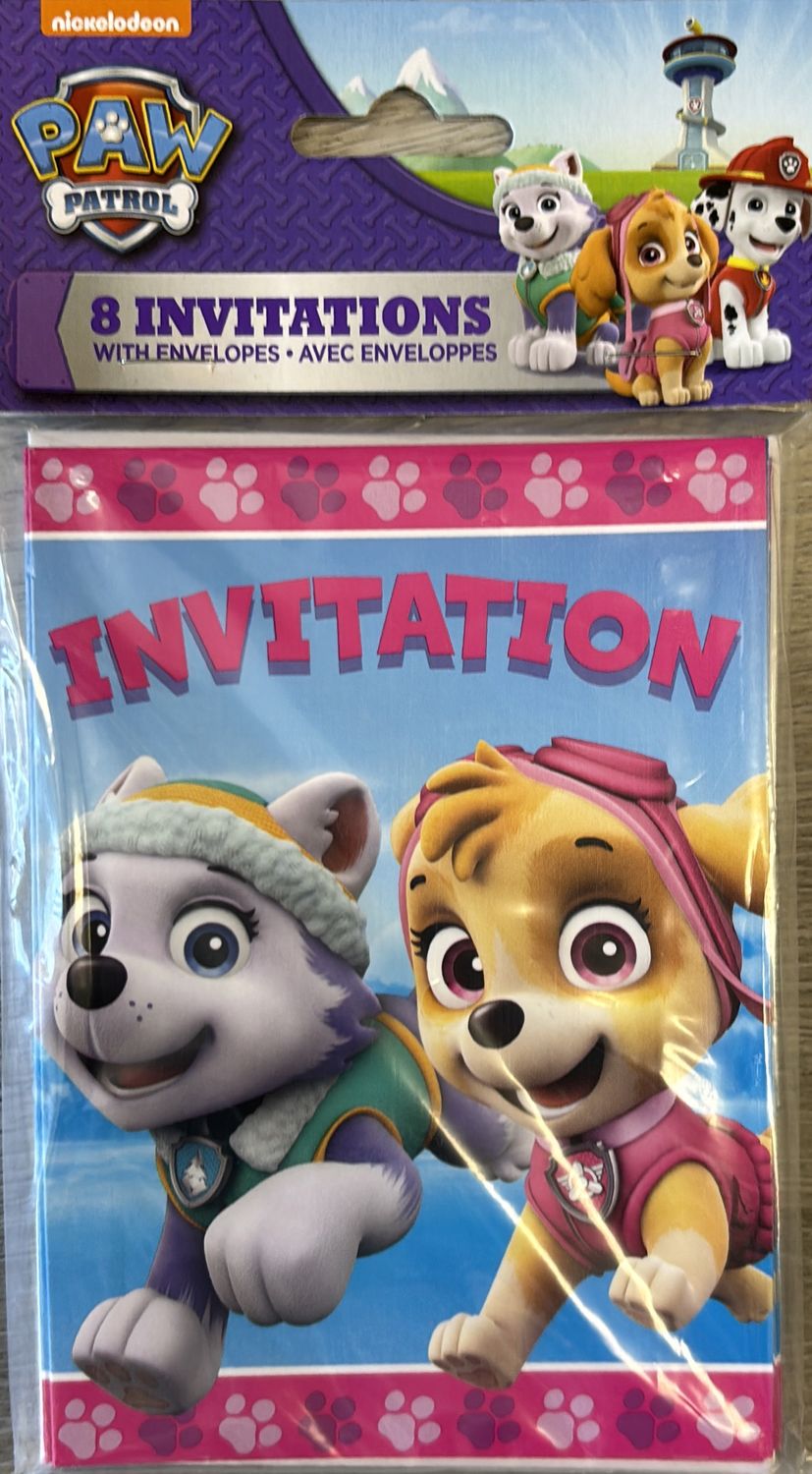 INVITATION PAW PATROL