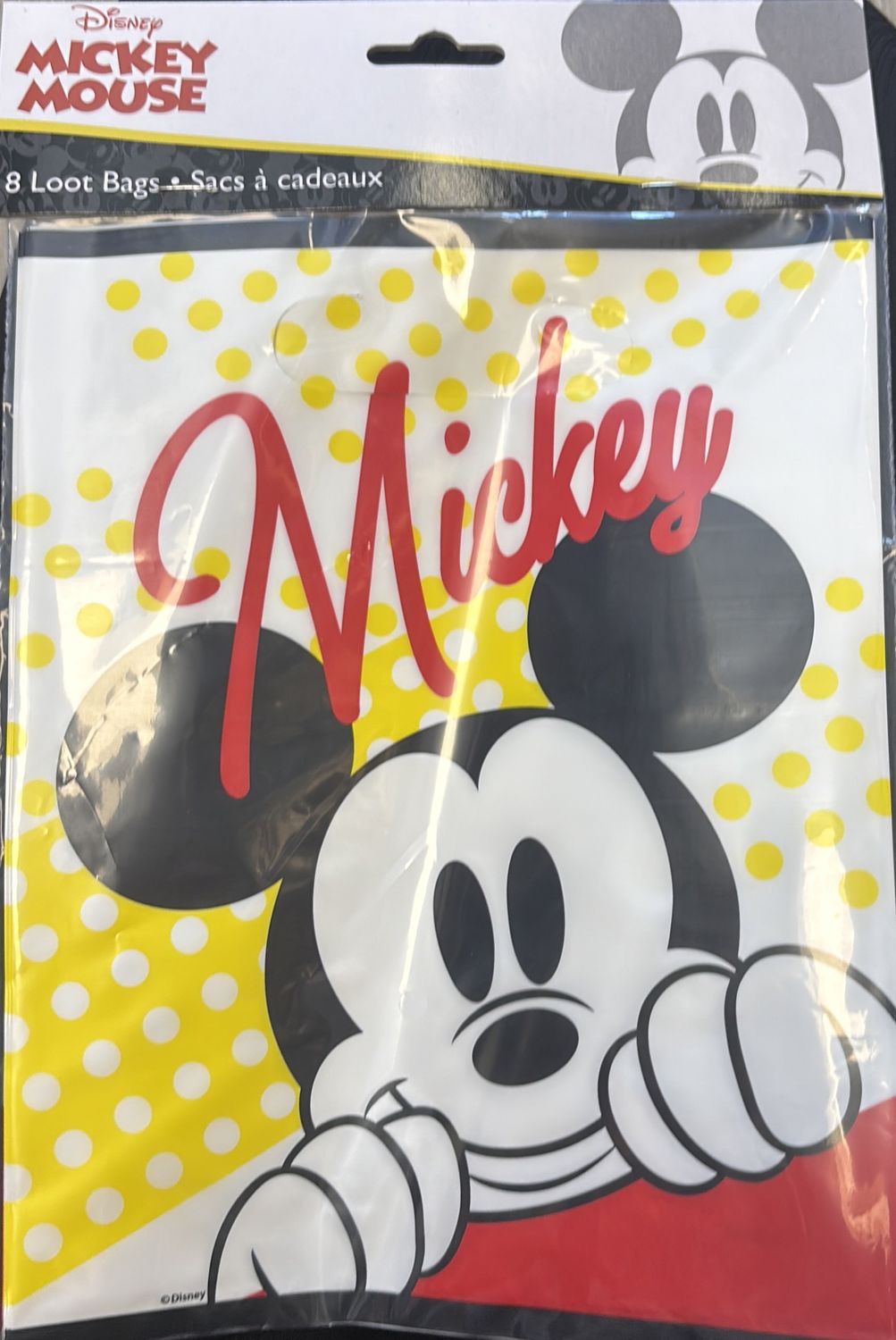 MICKEY MOUSE LOOT BAG