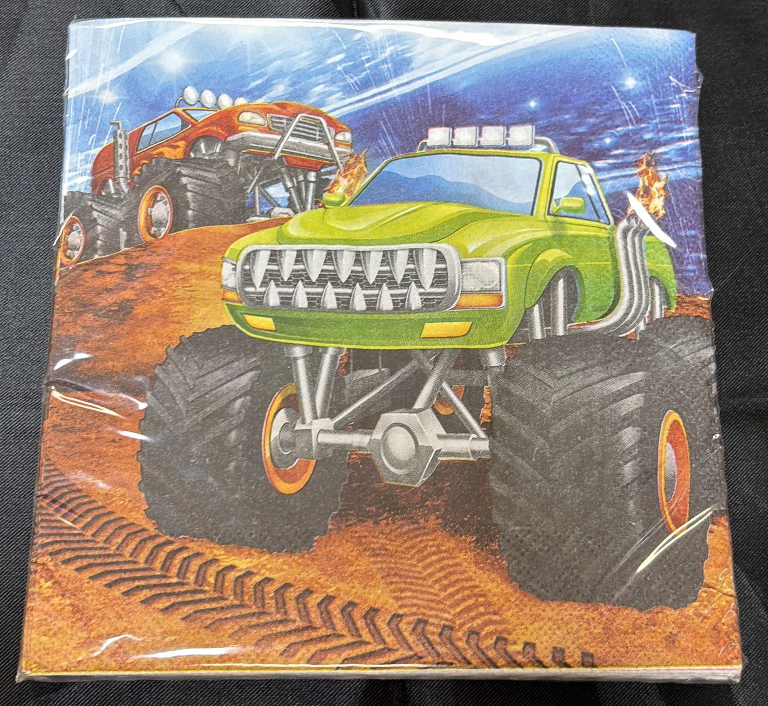 MONSTER TRUCK LUNCHEON NAPKIN