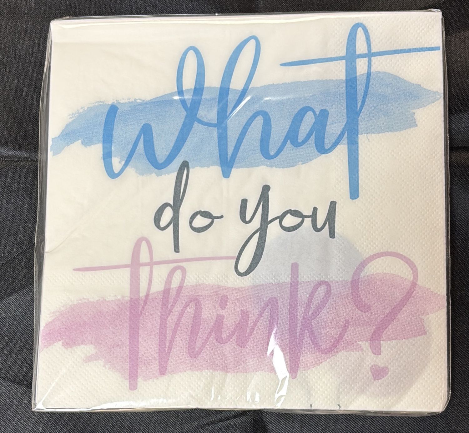 LUNCHEON NAPKIN GENDER REVEAL