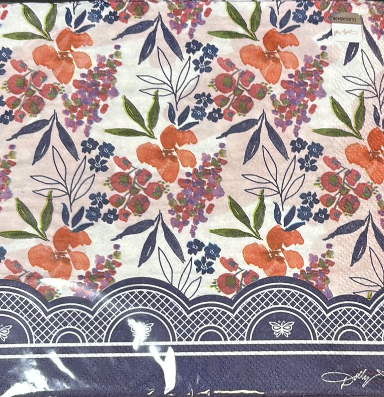 CELEBRATE FLORAL LUNCHEON NAPKIN