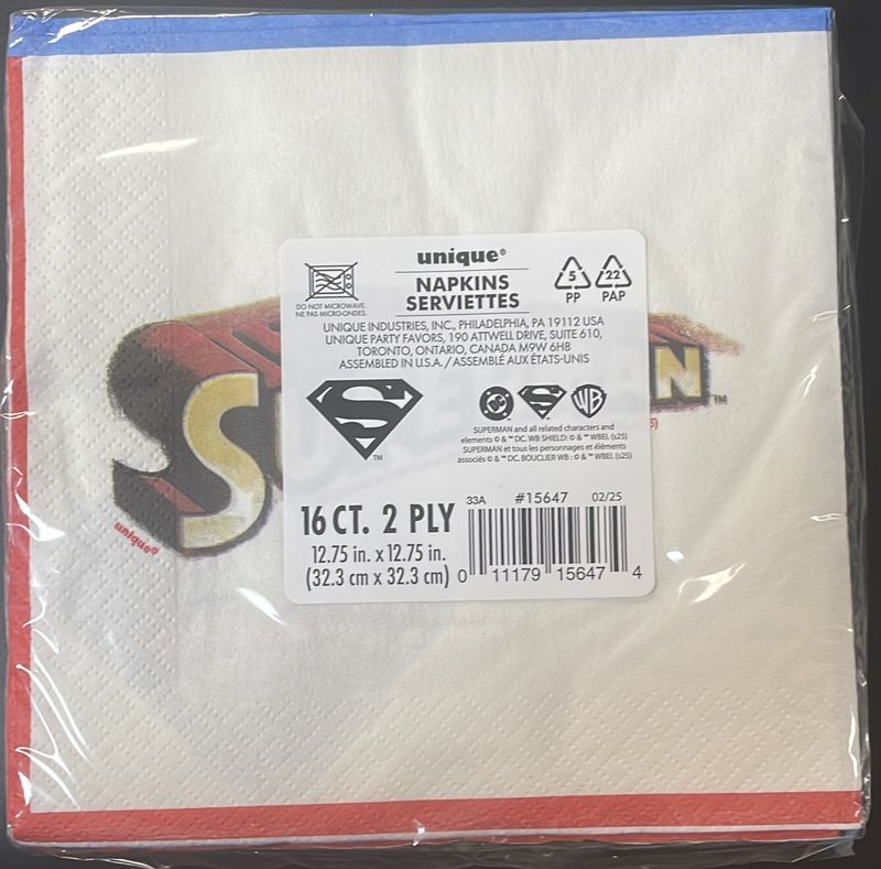 Luncheon Napkin Superman
