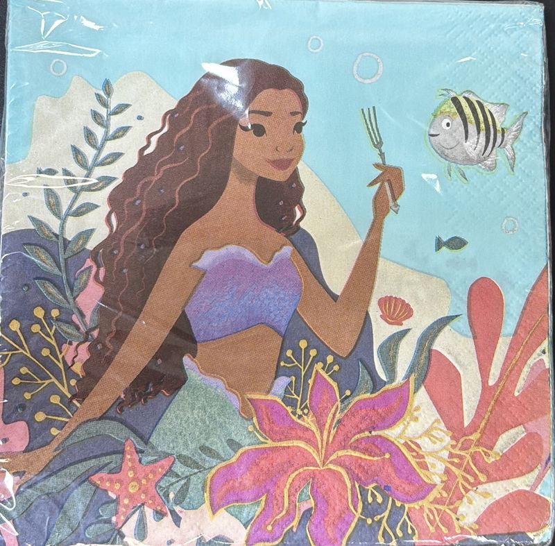 LUNCHEON NAPKIN LITTLE MERMAID