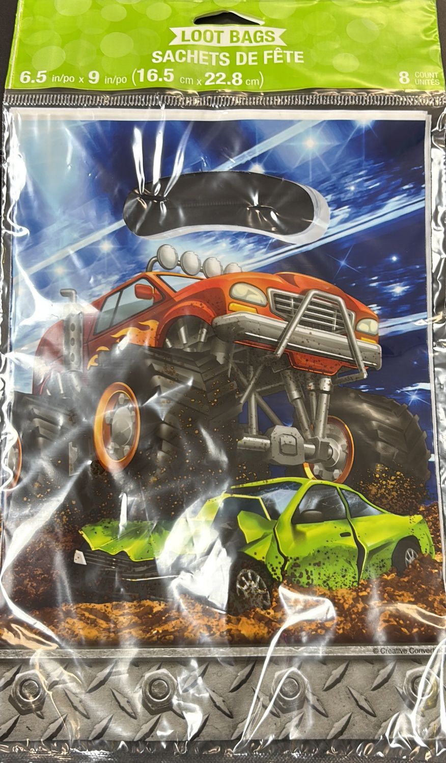 MONSTER TRUCK LOOT BAGS