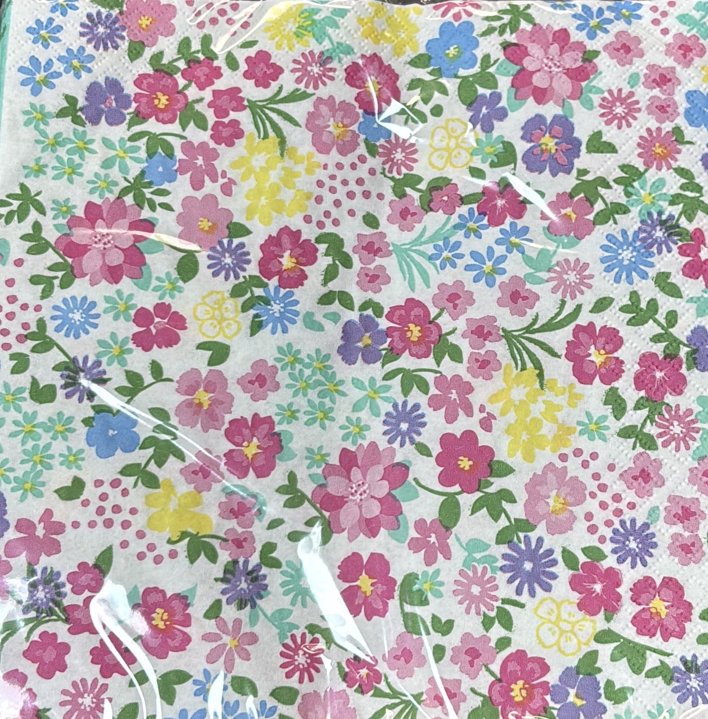 FLORAL TEA PARTY LUNCHEON NAPKIN