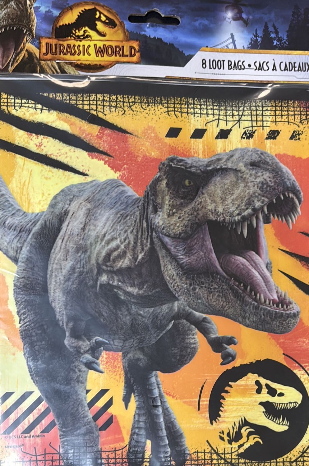 JURASSIC WORLD LOOT BAG