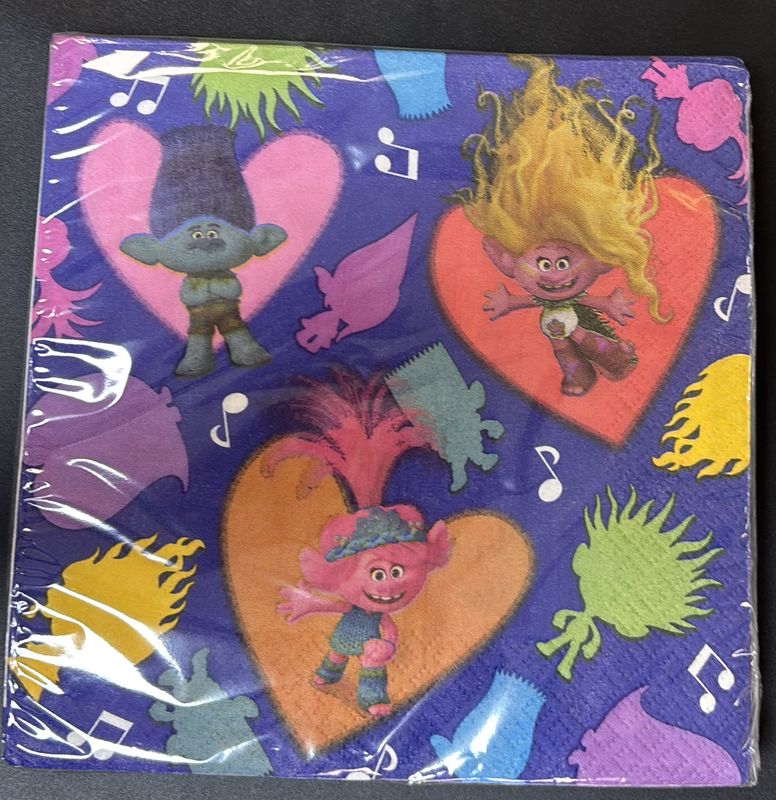 LUNCHEON NAPKIN TROLLS