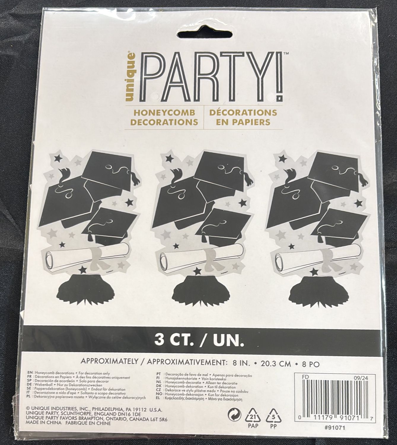 MINI HONEYCOMB GRAD 3PC