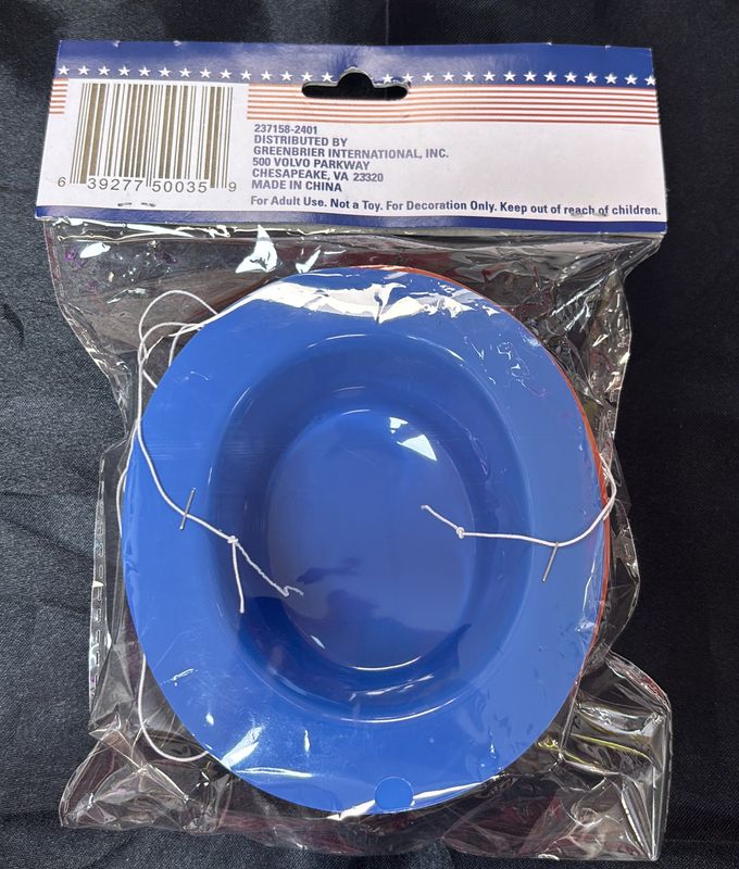Patriotic Mini Hats 4Ct