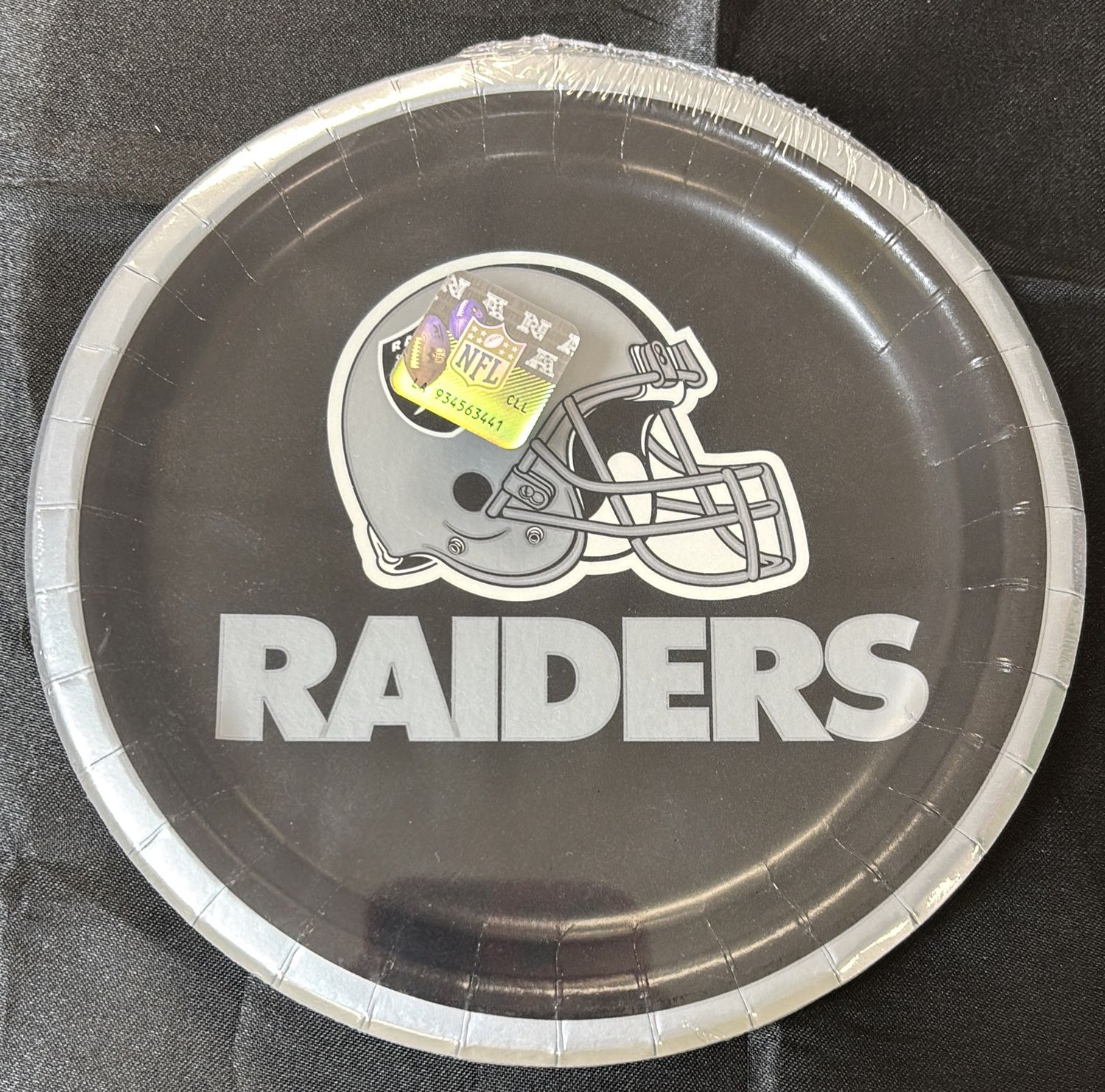 LAS VEGAS RAIDERS NFL SM PLATE