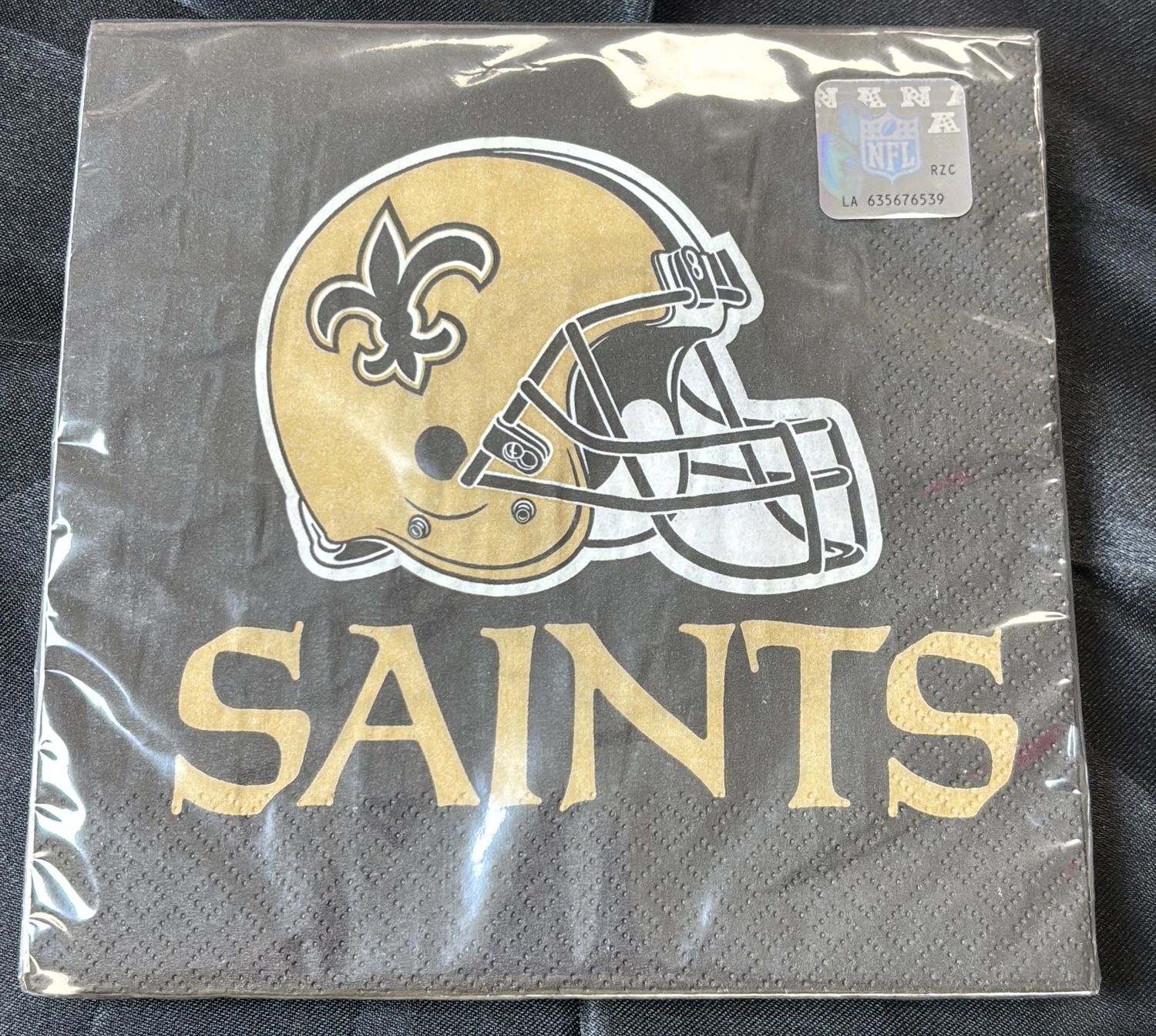 NFL LUNCHEON NAPKIN NEW ORLEANS SAINTS