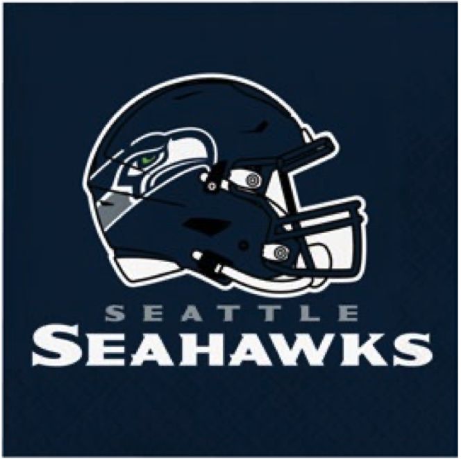 NFL LUNCHEON NAPKIN SEATTLE SEAHAWKS 16CT