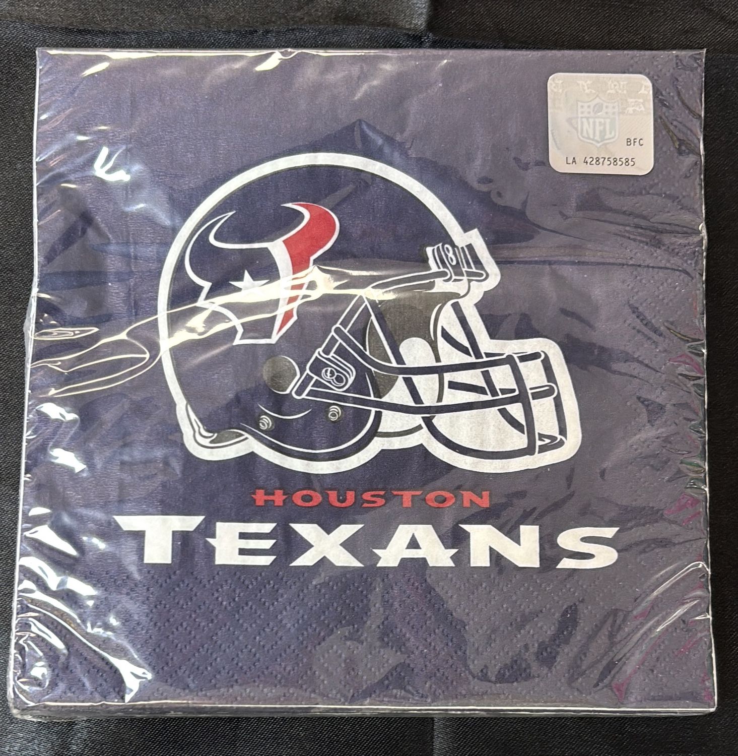 NFL LUNCHEON NAPKIN HOUSTON TEXANS
