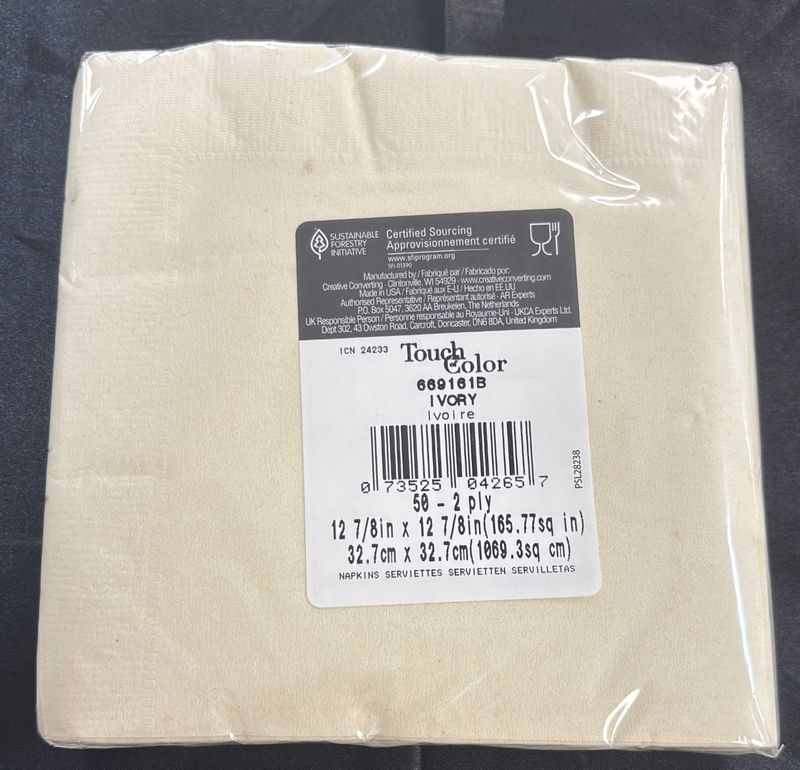 Ivory Luncheon Napkin
