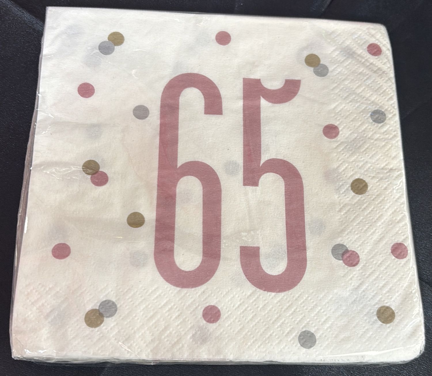 ROSE GOLD GLITZ 65 NAPKIN
