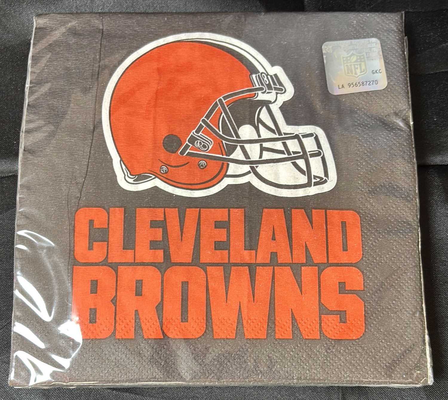 NFL LUNCHEON NAPKIN CLEVELAND BROWNS